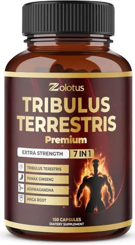 Miniatura 8 de Zolotus Cápsulas Premium de Tribulus Terrestris - Combinadas con Ashwagandha, Panax Ginseng y Maca - 90 Unidades para 3 Meses
