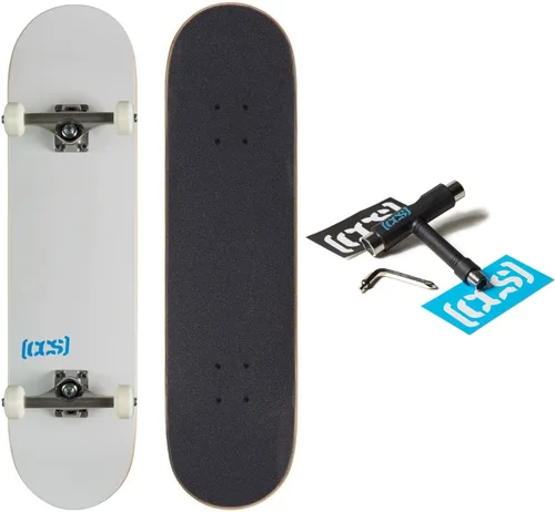 Miniatura 22 de [CCS] Patineta completa Madera de arce Grado profesional Totalmente montado con herramienta de patinaje y calcomanías Adultos, niños