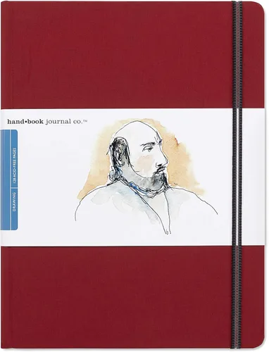 Miniatura 17 de Libro de Dibujo, Diario de Viaje, Gran Retrato 10-1/2 x 8-1/4, Diario de Artista Verde Cadmio