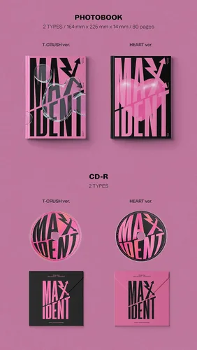 Miniatura 2 de Straykids - MAXI DENT [edición estándar: corazón ver.] Mini álbum CD+Mini póster+calcomanía para cara+tarjetas de fotos+libro de fotos+papel