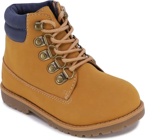 Nautica Botas Chukka para niños con diseño de botines con cordones y cremallera, para niños y niñas, zapatos de vestir, talla para niños pequeños y