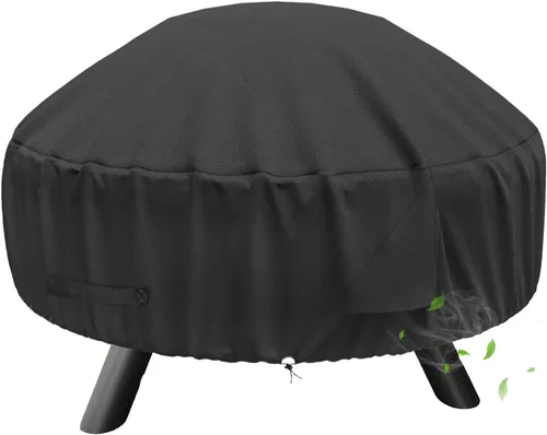 Miniatura 23 de Cubierta de mesa para hoguera Outland Living 401/403 para exteriores, mesa de fuego de gas propano para exteriores, 44 pulgadas, resistente al agua