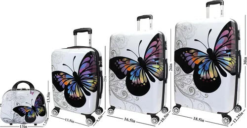Miniatura 7 de World Traveler Equipaje de mariposa, Mariposa, Equipaje de mariposa