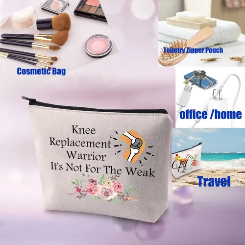 Miniatura 5 de PXTIDY Reemplazo de rodilla Guerrero Regalo Cirugía de Rodilla Recuperación Bolsa Cosmética Artroplastia Artroplastia Guerrero Mamá Esposa Regalo