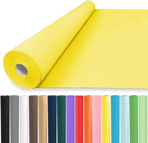 Miniatura 24 de Vanhench - Papel de estraza color marrón de 17.5 x 1200 pulgadas (100 pies), para artes y manualidades, para envolver regalos y flores, tablón