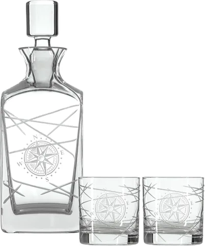 Miniatura 15 de Rolf Glass Compass Star - Vaso de vino sin tallo, vasos sin tallo de 15.75 onzas, juego de 4, cristalería con temática náutica, elegante vaso
