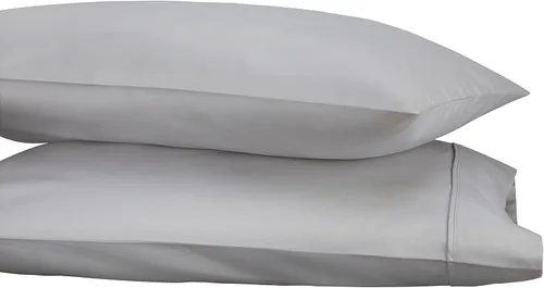 Miniatura 6 de Linen Home Juego de fundas de almohada King de 500 hilos, fundas de almohada 100 % algodón de fibra larga, juego de 2 fundas de almohada de satén