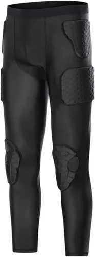 Miniatura 9 de Charque Camisas/pantalones protectores acolchados para hombre, para fútbol, paintball, béisbol, compresión, costilla, protección del esternón