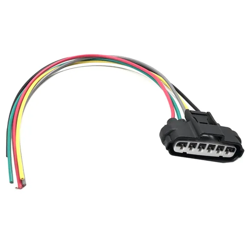 FainWan Coleta del cuerpo del acelerador Coleta de 6 vías Conector de reparación del sensor de posición del acelerador TPS de 6 pines 90980-11858
