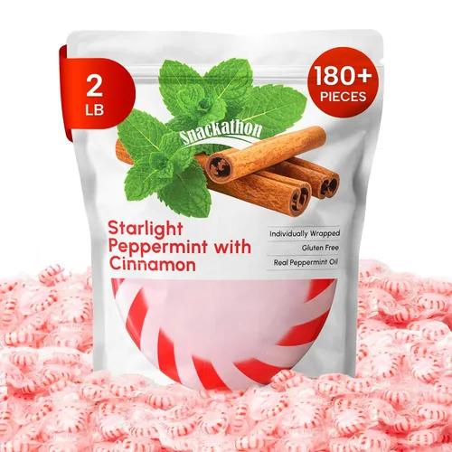 Caramelos Starlight, envueltos individualmente (canela, 2 libras)
