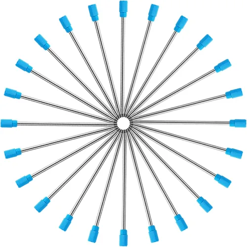 Miniatura 4 de DUNBONG Bolígrafo Metal D1 Recambio para Bolígrafo Multifunción, Paquete Azul de 5 Piezas (Azul)