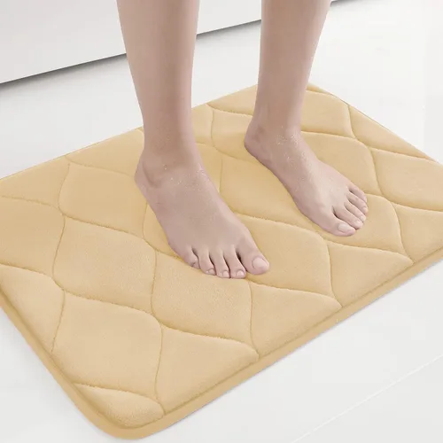 Miniatura 7 de Colorxy - Alfombra de baño de espuma viscoelástica, ultrasuave y antideslizante, absorbe el agua, lavable a máquina, tapete para suelos de ducha