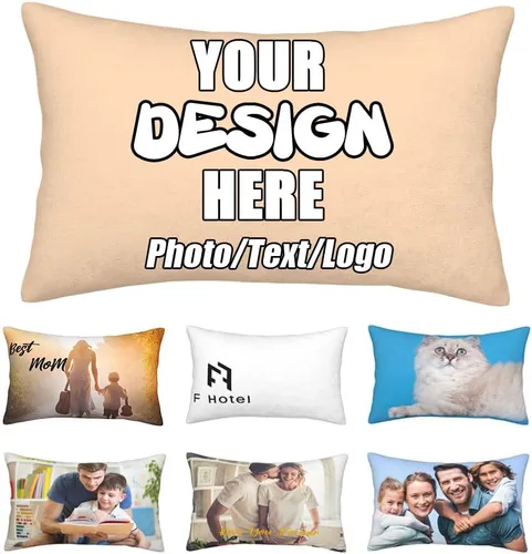 Miniatura 20 de Funda de almohada decorativa personalizada con foto de pareja, funda de cojín decorativo personalizada, fundas de almohada personalizadas