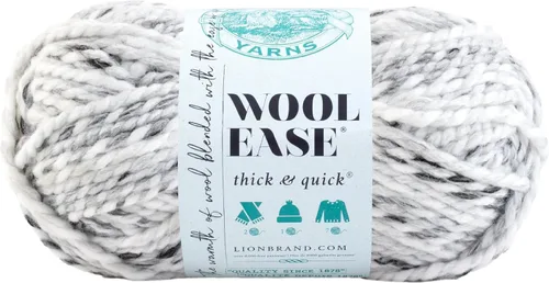 Miniatura 52 de Lion Brand Yarn - Ovillo de lana Wool-Ease Thick & Quick color fuerza aérea