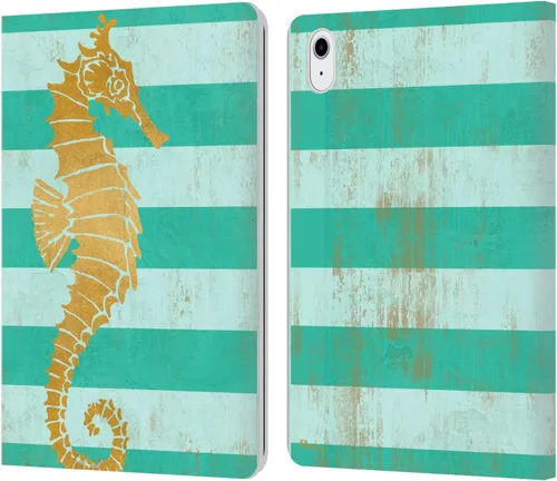 Miniatura 9 de Head Case Designs Funda de piel con licencia oficial de Paul Brent Agate Mermaid Coastal Book Wallet compatible con Apple iPad 10.2 2019/2020/2021