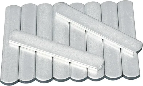 PXRJE Chaleco con peso placas de acero ajustable a prueba de óxido de entrenamiento de fuerza placa de acero larga con cabeza redonda para cargar