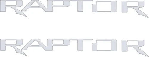 Miniatura 18 de Insertos de emblema para capó - Compatible con Ford F-150/Bronco Raptor 2021-2026 * Color OE: plata icónica