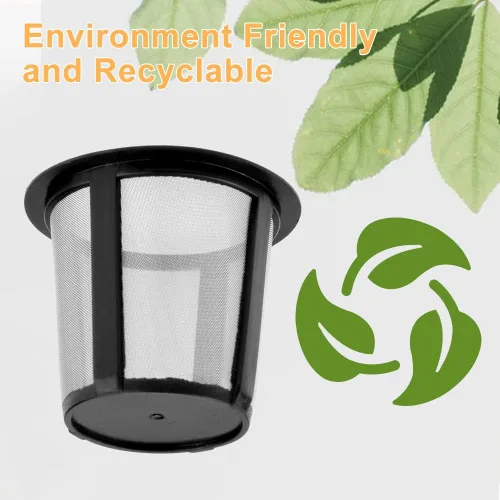 Miniatura 7 de Taza K reutilizable con filtro inferior, malla de acero inoxidable, cápsulas de café ecológicas de repuesto para cafeteras Keurig K Cup B30, B31, B40