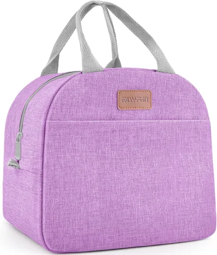 Miniatura 16 de Bolsa de almuerzo para mujeres y hombres, lonchera aislada para adultos, pequeña lonchera hermética enfriadora, contenedores de comida para almuerzo