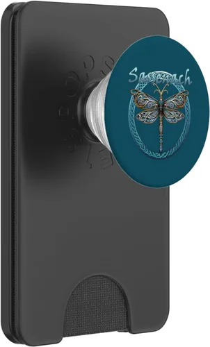Miniatura 7 de Sassenach PopSockets PopGrip estándar de libélula gaélica escocesa