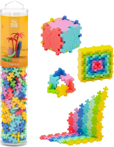 Miniatura 16 de PLUS PLUS, Tubo de juguete básico 240 piezas