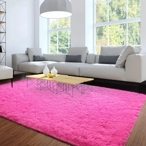 Miniatura 59 de Merelax Alfombra Moderna Suave y Esponjosa Shaggy para Dormitorio Sala de Estar Decoración de Sillas Pequeñas Alfombras Tapetes para Pies Piso, Verde