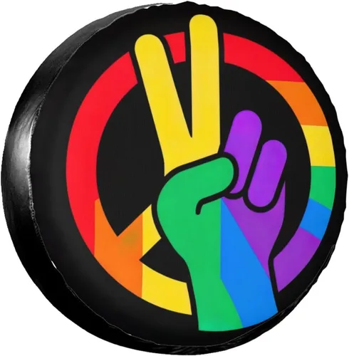 Miniatura 6 de Funda de repuesto para neumáticos de repuesto con diseño de bandera estadounidense y águila calva, a prueba de polvo, para remolque, caravana