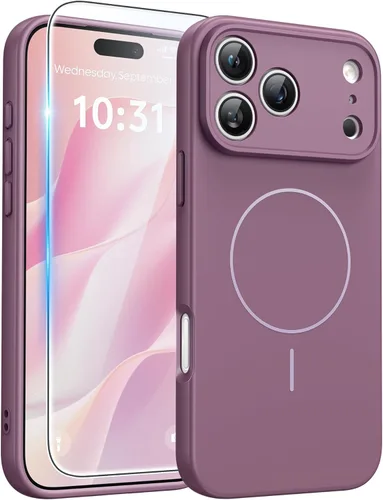 Miniatura 73 de FNTCASE Funda para iPhone 13 Pro: Fundas magnéticas translúcidas mate delgadas con protector de pantalla de vidrio templado