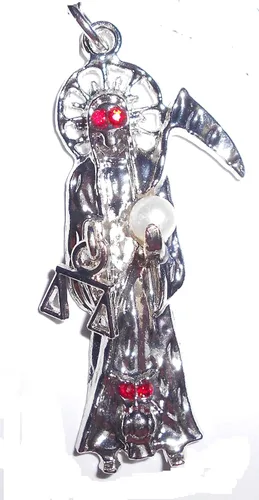 Miniatura 7 de Llavero de la Santa Muerte / Llavero de Santa Muerte (2), plateado
