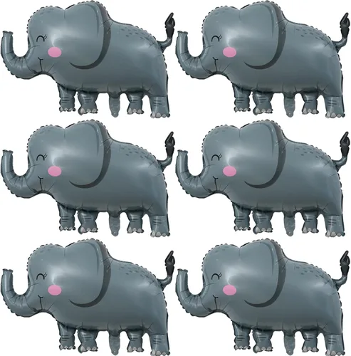Miniatura 19 de Globos de abeja, 6 piezas de globos de aluminio con forma de helio para fiesta de animales de dibujos animados para selva safari temática telón