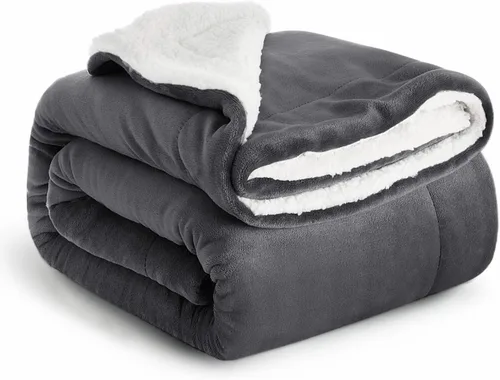 Miniatura 18 de IR Imperial Rooms Mantas Sherpa de color rosa bebé tamaño King para cama – Paquete al por mayor de 9 mantas Sherpa – Manta suave y esponjosa
