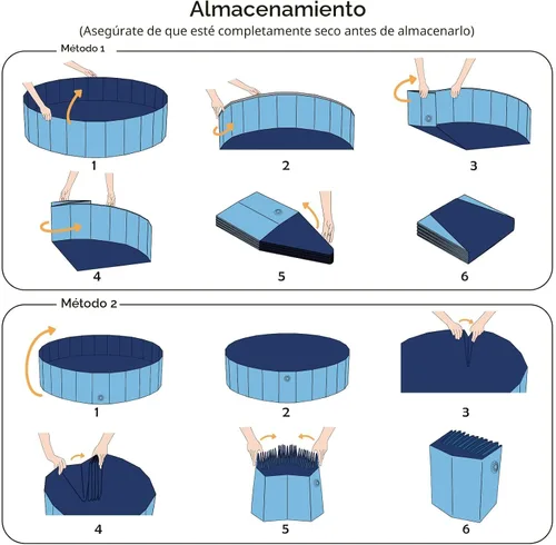 Miniatura 8 de Jasonwell Piscina plegable para perros Piscina de plástico duro para perros Piscina portátil para niños Piscina para mascotas Piscina para vadear