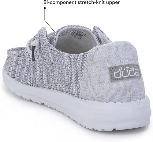 Miniatura 6 de Hey Dude Womens Wendy SoxLeo Multiple Colors Womens Shoes Womens Lace Up Loafers Comfortable Light