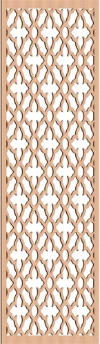 Miniatura 45 de Madison Paneles de pared decorativos de madera con calado, 9 3/8 pulgadas de ancho x 24 3/8 pulgadas de alto x 3/8 de alto, roble rojo rojo (Red Oak)