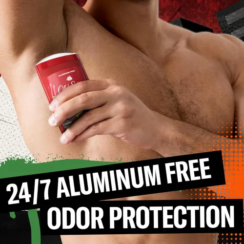 Miniatura 3 de Old Spice Desodorante sin aluminio para hombres, frescura 24/7, protección de larga duración, huele a héroe, Aquaman, aroma fresco de océano