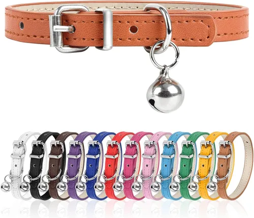 Miniatura 12 de Collar de perro XXS para Teacup, collar de perro Teacup ajustable para perros pequeños, medianos y grandes, 3/8 pulgadas de ancho (blanco, XXS)