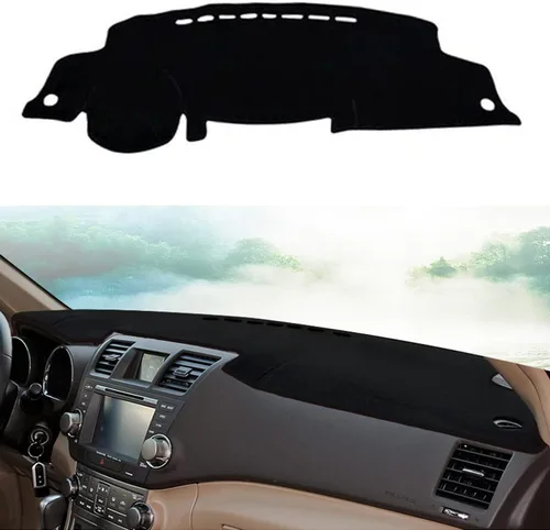 Miniatura 17 de Cubierta de salpicadero para salpicadero, alfombra personalizada para Toyota RAV4 2013 2014 2015 2016 2017 2018 Accesorios antideslizante protector