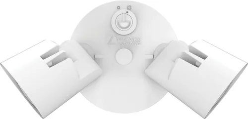 Miniatura 6 de Lithonia Lighting HomeGuard - 2 luces LED de inundación para exteriores, luces LED para exteriores, sensor de atardecer a amanecer, lúmenes Blanco