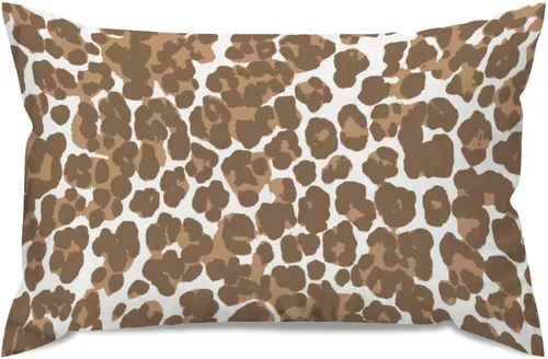 Miniatura 130 de ArogGeld Funda de almohada para sofá, guepardo y leopardo, estampado de leopardo, funda de cojín decorativa de granja para sala de estar