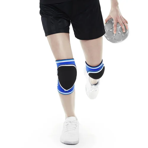 Miniatura 2 de Rehband Rodilleras para niños, 1 par de rodilleras de neopreno de 0.118 in, almohadillas de voleibol para niños y niñas protegen contra lesiones