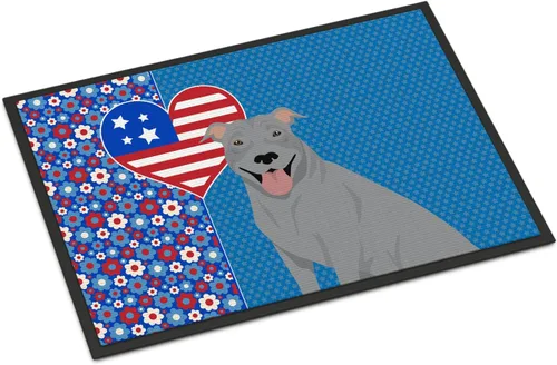 Miniatura 83 de Caroline's Treasures WDK5119JMAT Airedale Terrier USA - Tapete para interiores o exteriores, 24 x 36 pulgadas, tapete para puerta delantera