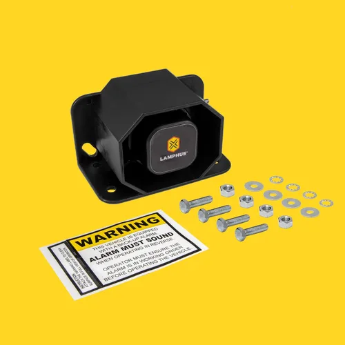 Miniatura 8 de LAMPHUS Alarma de Sonido de Respaldo para Camioneta [112dB] [SAE J994 Clase A] [12V - 48V DC] [SoundAlert] Timbre de Advertencia de Reversa
