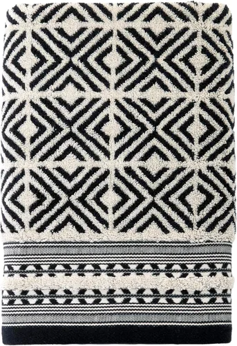 Miniatura 22 de SKL Home Nador Jacquard - Toalla de baño, color negro