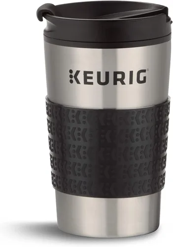 Miniatura 5 de Keurig K-Elite - Cafetera de cápsulas K-Cup de una sola porción, plata cepillada y taza de viaje para cafetera de cápsulas K-Cup, 1 unidad