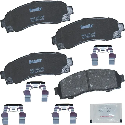 Miniatura 151 de Pastillas de freno delanteras cerámicas Bendix Priority1 CFC2302 para Hyundai Elantra 2021, Sonata 2022-2020, Kia K5 2023-2021