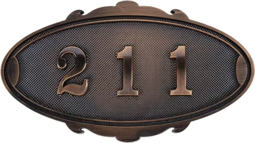 Miniatura 10 de Letrero personalizado con número de dirección del hogar, placa personalizada para buzón, puerta de casa, puerta, habitación, placa acrílica