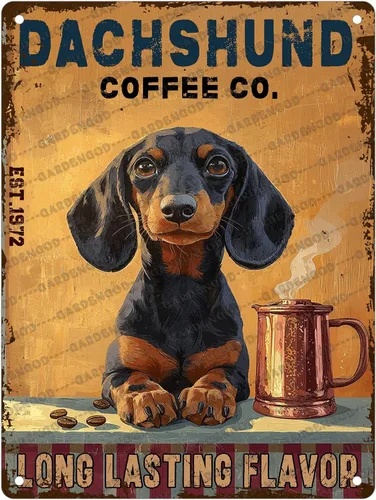 Miniatura 7 de Cartel de café con texto en inglés «Because Murder Is Wrong», póster metálico de 16 x 12 pulgadas CAFÉ CAT 3