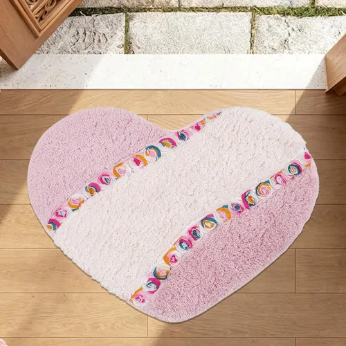 Miniatura 18 de Abreeze Alfombra rosa para sala de estar y dormitorio, antideslizante, ultrasuave, lavable y absorbente, 17.71x49.21 pulgadas, color azul