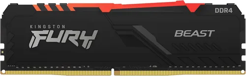Miniatura 5 de Kingston Fury Beast Memoria de escritorio de un solo stick KF432C16BB/16, 16 GB 3200 MHz DDR4 CL16, color negro