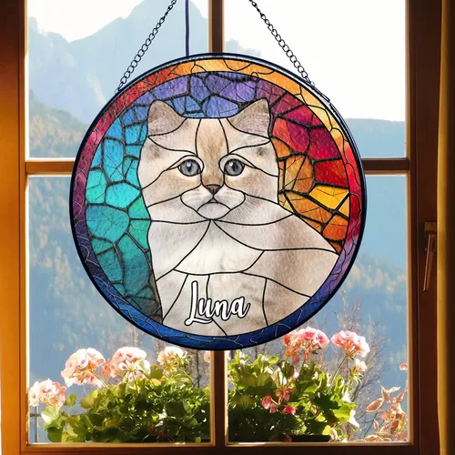 Miniatura 12 de LOVELYPOD Atrapasoles - Regalos conmemorativos de perro para amantes de los perros, una decoración de perro negro en la luna, colgantes de ventana